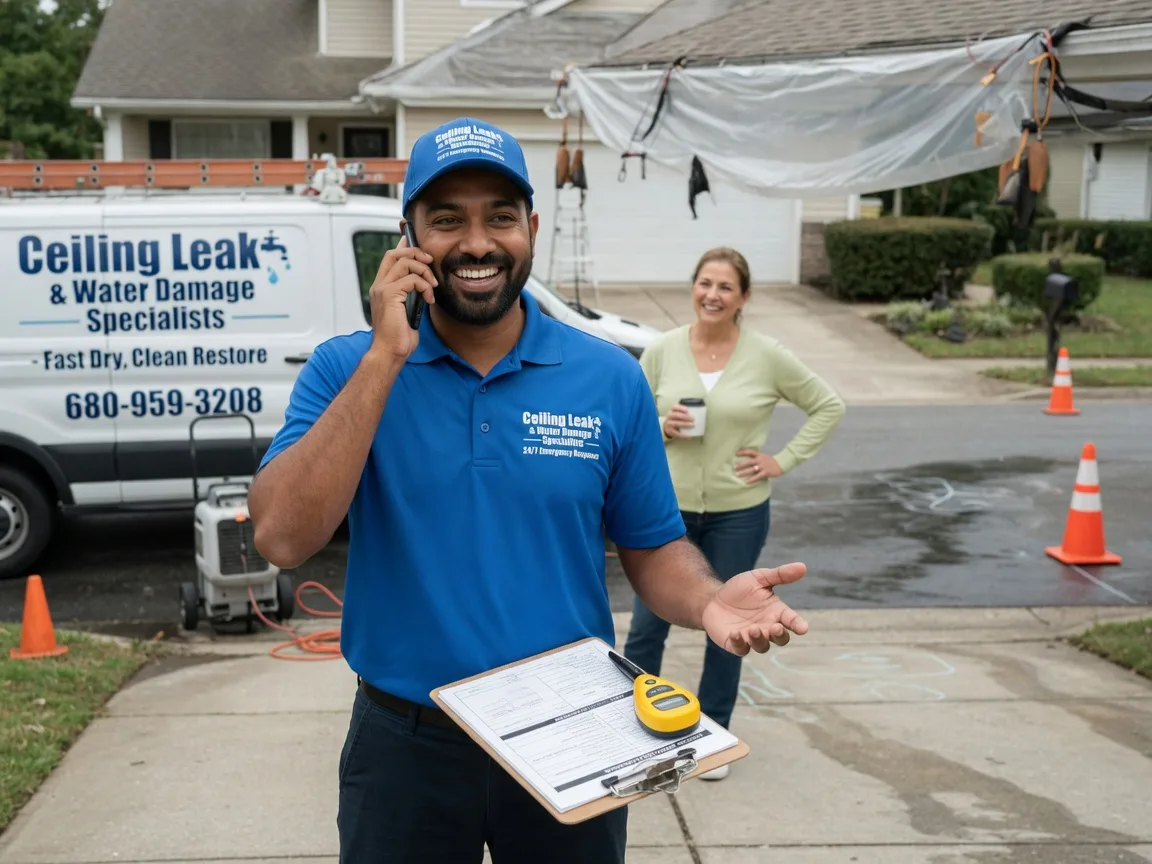 Ceiling Leak Cleanup Ligonier, IN FAQs